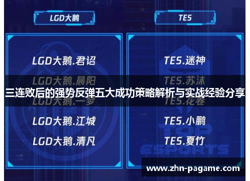 三连败后的强势反弹五大成功策略解析与实战经验分享